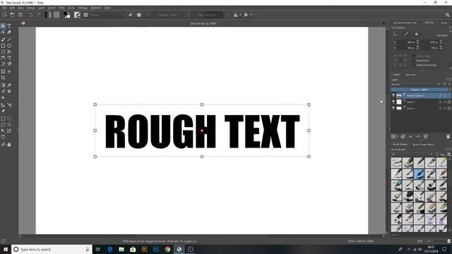 Krita Tutorial | Non-Destructive Grunge Text смотреть онлайн