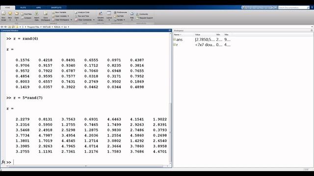 Generate Random Numbers in Matlab смотреть онлайн