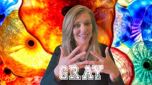 ASL vocabulary "gray" Silent Spark смотреть онлайн