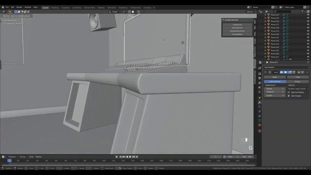 Recording Studio in Blender 2.8 - 3D Modeling Process смотреть онлайн