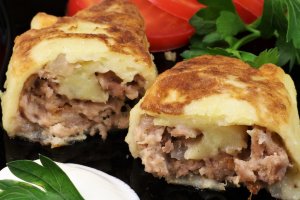 Потрясающе Вкусные Картофельные Рулетики с Мясом - Сытные И Сочные! /Potato rolls with meat