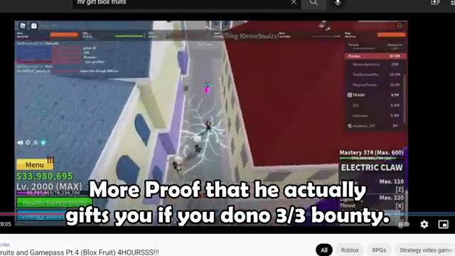How To Get Free Gamepasses on Blox Fruits (Ft Mr Gift) - Blox Fruits [Roblox] смотреть онлайн