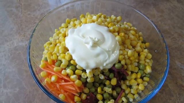 Самый Быстрый Праздничный Салат / Новогодний Салат