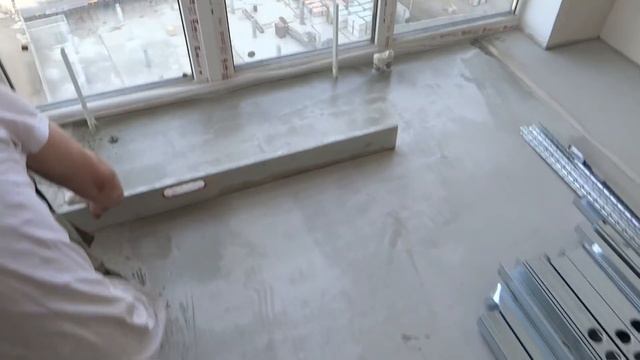 КАК залить наливной пол по МАЯКАМ смотреть онлайн