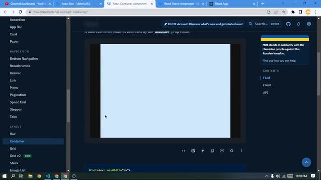 React Material Ui - 08 | Box, Container, Paper In Material Ui | 2023 смотреть онлайн