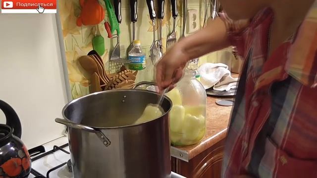Заготовки болгарского перца для фаршировки зимой. Консервированный перец. смотреть онлайн