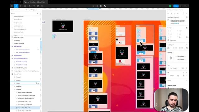 10.2 - Social Media - Covers, Profile pictures - Figma for Digital Marketing and Growth Hacking смотреть онлайн