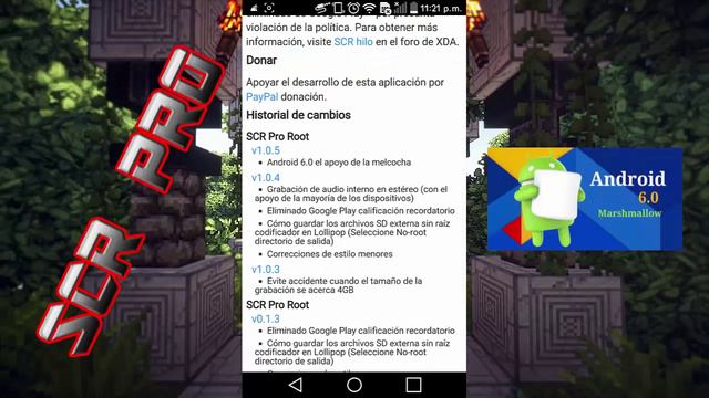 SCR GRABADOR DE PANTALLA ANDROID |2016| ULTIMAS VERSIONES смотреть онлайн