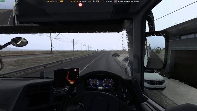 【4K】ETS2 1.44 / ROAD TO ASIA v1.3.1 MITSUBISHI FUSO スーパーグレート（爆音） / Thrustmaster T300RS GamePlay смотреть онлайн
