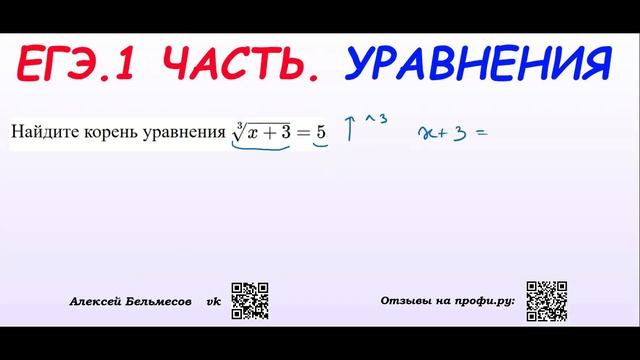 Марафон ЕГЭ. Решаем Банк заданий ФИПИ. ВЫПУСК 23. Иррациональное уравнение смотреть онлайн