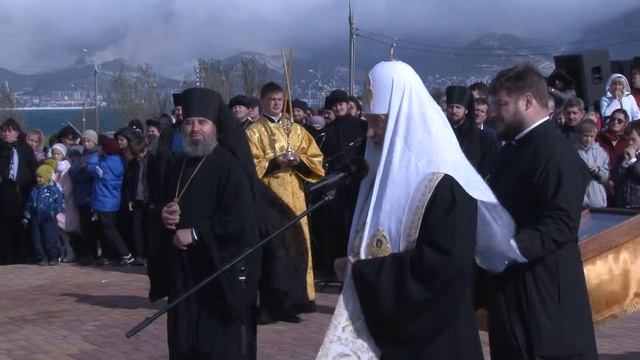 Освящения закладного камня в основание морского кафедрального собора в Новороссийске смотреть онлайн