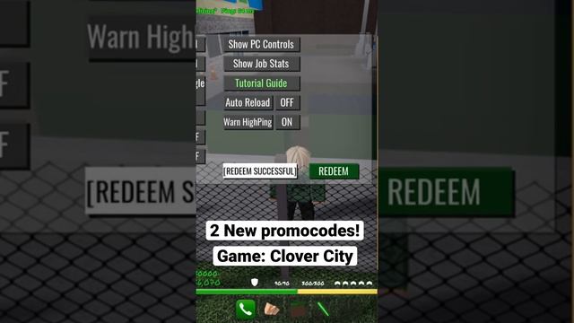 NEW PROMO CODES IN CLOVER CITY ROBLOX! ? | (Da hood) | #roblox #robloxshorts #shorts смотреть онлайн