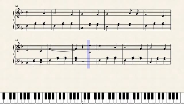 VALSA DA DESPEDIDA PARTITURA INICIANTE NO PIANO link para baixar a partitura na descrição смотреть онлайн
