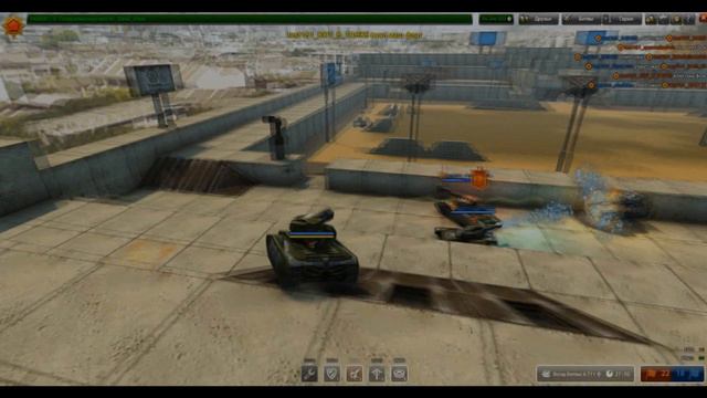 Tanki Online - Тестируем Новую Пушку Вулкан смотреть онлайн