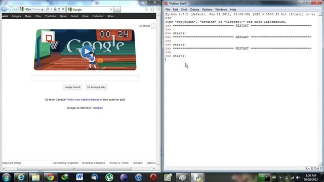 Google Doodle Basketball Bot Using Python смотреть онлайн