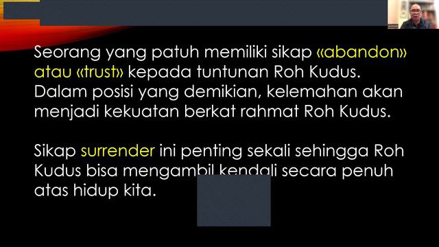 RENUNGAN: KEPATUHAN KEPADA ROH KUDUS смотреть онлайн