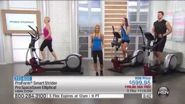 ProForm Smart Strider Pro SpaceSaver Elliptical