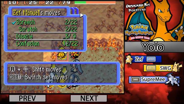 Pokémon Mystery Dungeon: RED Rescue Team Guide w/ Poketchx: #15 - Hard Dungeon! смотреть онлайн
