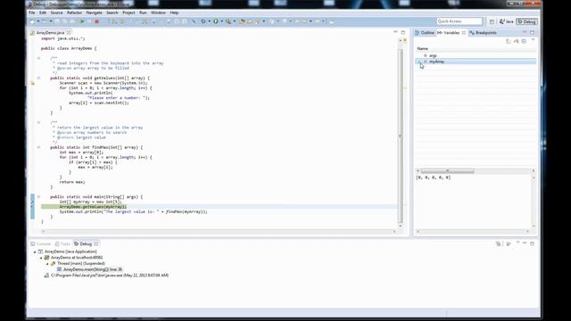 Java #E2: An Introduction to Debugging with Eclipse смотреть онлайн