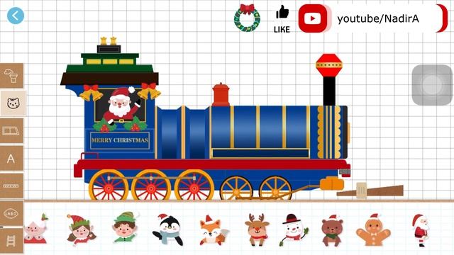 Happy Holiday | Brick Christmas Train Game #003 I Train Design | Train Simulation | Game Walkthroug смотреть онлайн