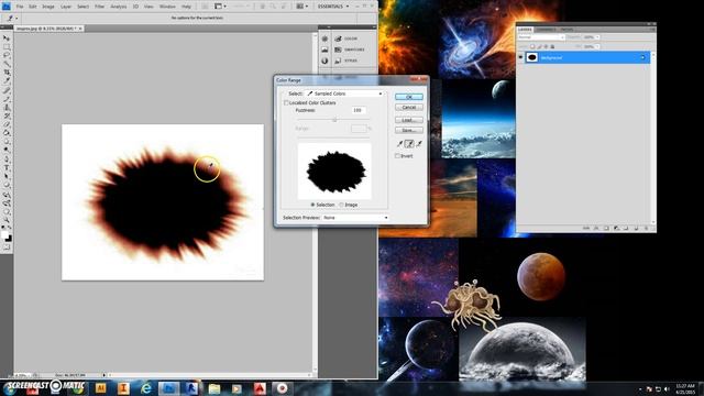 PhotoShop -Select -Color Range смотреть онлайн