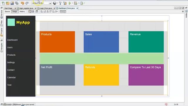 Java Project Tutorial - How To Design Login And Dashboard Form In Java Netbeans смотреть онлайн