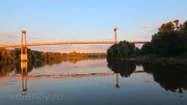 Вечерний Воскресенск с высоты. смотреть онлайн