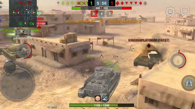 Tiger P || World of Tanks Blitz смотреть онлайн