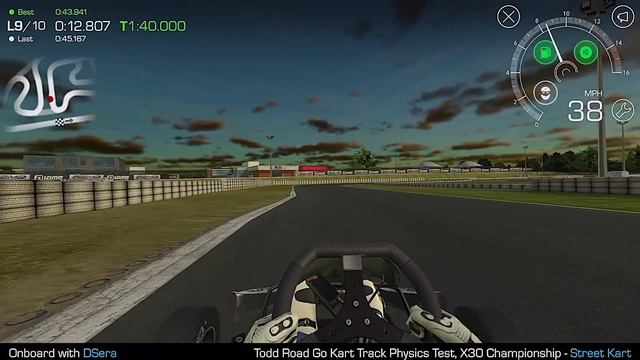 RACE KARTING LEGEND DAVE SERA AT TODD ROAD KART TRACK | Street Kart Racing Game смотреть онлайн