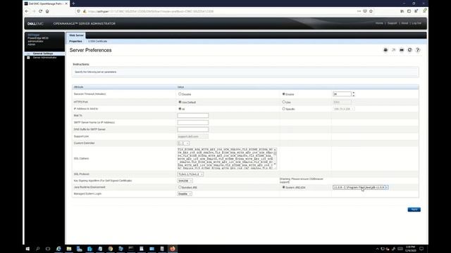 How to enable custom JRE Packages in OpenManage Server Administrator (OMSA) смотреть онлайн