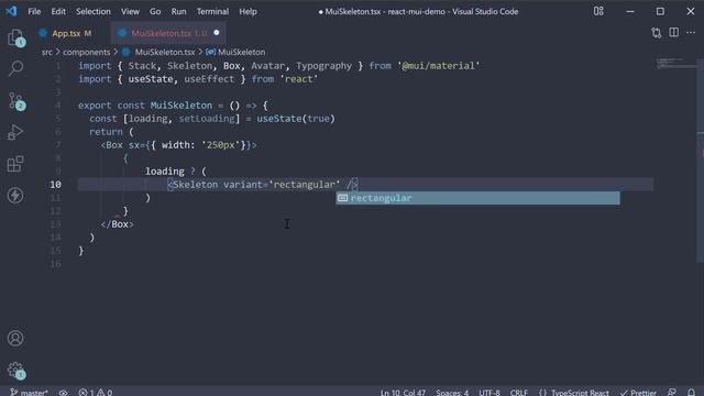 React Material UI Tutorial - 38 - Skeleton смотреть онлайн