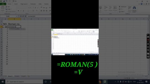Excel Me Roman Numbers Ka Count Kare - Excel Me Roman Number Kaise Likhe no. ko Roman no. me kaese смотреть онлайн