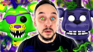 ЖУТКИЕ АНИМАТРОНИКИ SHADOW FREDDY И BLACKLIGHT FOXY FUNKO POP! ПАПА РОБ И FIVE NIGHTS AT FREDDY`S!
