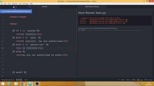 Flask in depth - 07 - If & For in Jinja смотреть онлайн
