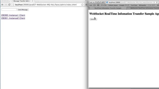 WebSocket with MQ(JMS,MDB) on GlassFish Cluster environment смотреть онлайн