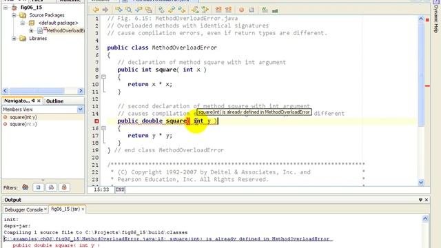 F1L5@8 MethodOverloadError java compilation error based on return types смотреть онлайн