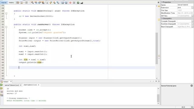 java networking with sockets смотреть онлайн