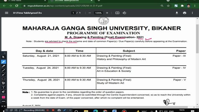 MGSU PG FINAL YEAR EXAM 2021 EXAM TIME TABLE I DOWNLOAD NOW смотреть онлайн