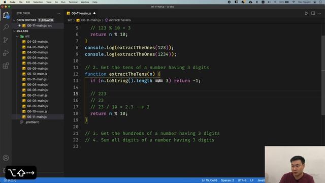 Javascript: 06-11 Bài tập rút trích chữ số từ số смотреть онлайн
