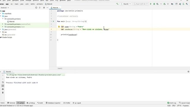 AULA KOTLIN 5 - CONCATENANDO VARIÁVEIS смотреть онлайн