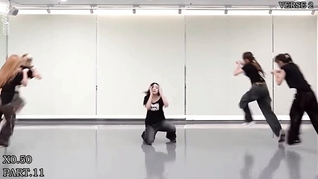 YOUNG POSSE - ‘MACARONI CHEESE’ Dance Practice Mirrored Tutorial (SLOWED)