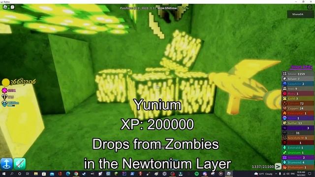 Corium, Solarium & Yunium! Checking out the 3 New Ores in the 2022 Azure Mines Halloween Update смотреть онлайн