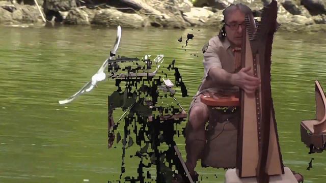 Bluescreen Accoustic w Celtic Harp, Lyra & 2 panpipes - background: MODAL ARGON8M & COBALT8M Part 2 смотреть онлайн