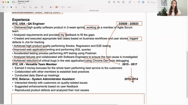 Серия 4 - Разбор резюме на позицию QA Engineer смотреть онлайн