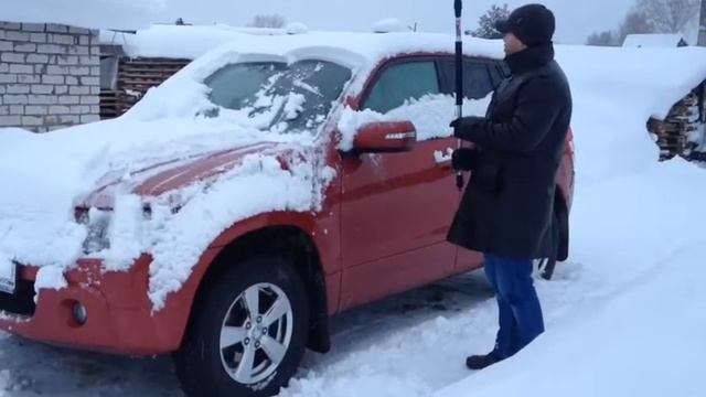 Как правильно очистить автомобиль от снега смотреть онлайн