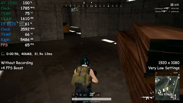 PUBG [PC] - 1080p - I5 3570 + GT 1030 смотреть онлайн
