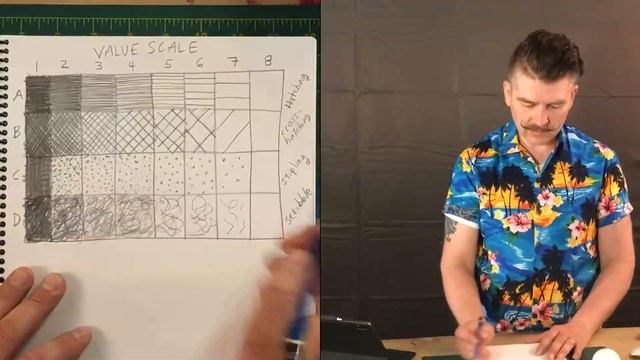 Draw a VALUE SCALE using Hatching and Blending! Free Basic Drawing Class #3 (live stream + Q&A) смотреть онлайн