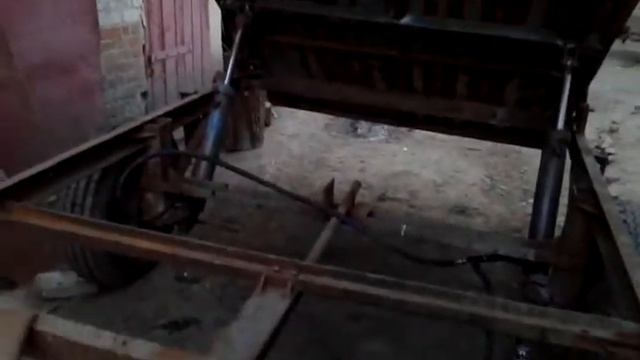 1 ИСПЫТАНИЕ ГИДРАВЛИКИ САМОДЕЛЬНОГО ПРИЦЕПА смотреть онлайн