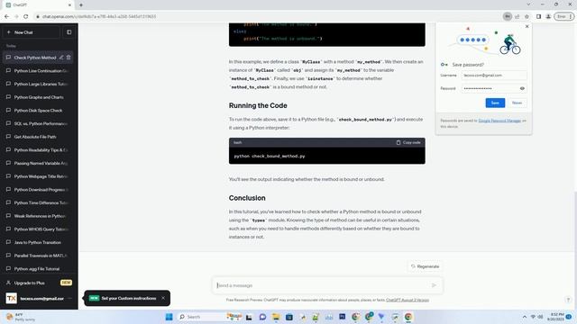 How do you check whether a python method is bound or not смотреть онлайн