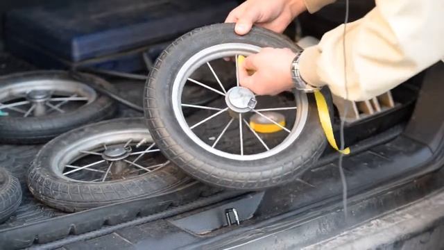 Как накачать колёса с тонким ниппелем? смотреть онлайн